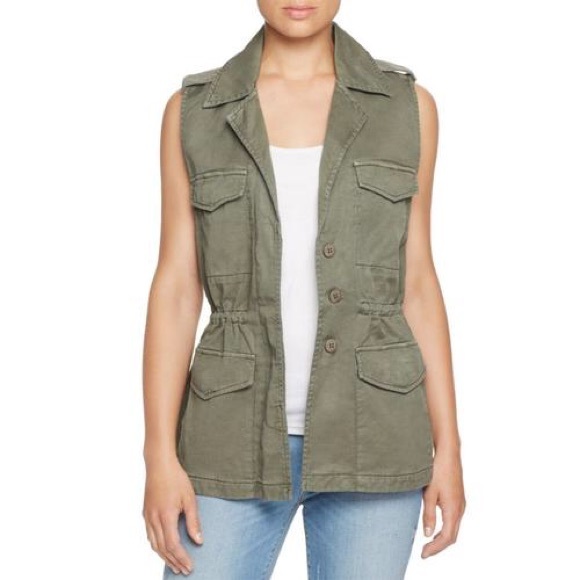 Nwt Womens Sanctuary Utility Vest Olive 